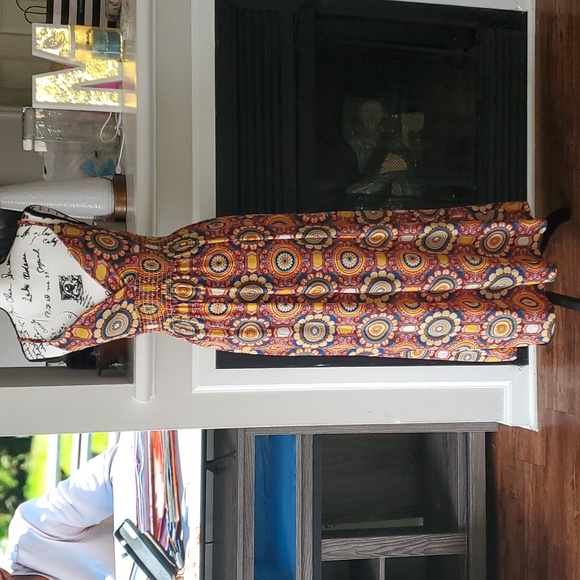 Love Dresses & Skirts - Like New Love Brand Women's Surplice Medallion Maxi Sundress Size Small